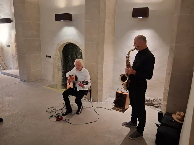„Reeds &amp; Strings“ bei der Vernissage auf Schloss Landeck. | Foto: Schloss Landeck / Sabine W.