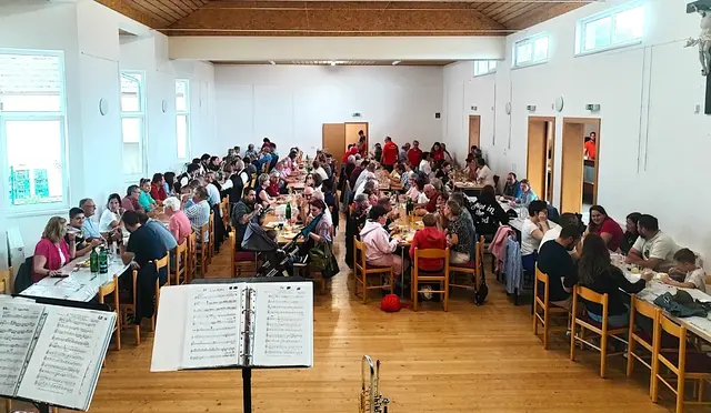 Zahlreiche Gäste folgten der Einladung der SPÖ-Ortsorganisation ins Kommunikationszentrum Unterfrauenhaid. | Foto: Patrick Brenner