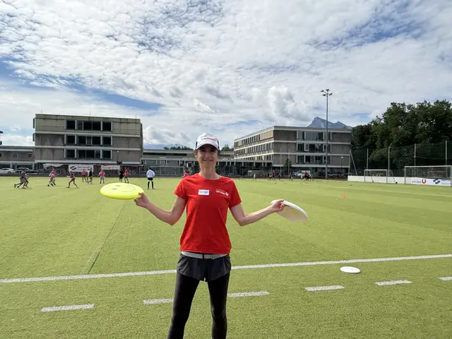 Die Trainerin beim Ultimate Frisbee, Sandra Zaborsky. | Foto: Emanuel Hasenauer