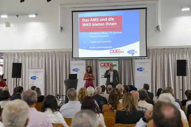 Gut besucht: AMS und WKO Leibnitz hatten zur gemeinsamen Veranstaltung geladen. | Foto: MeinBezirk/Simon Michl