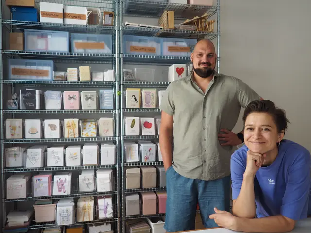 Die Menschen hinter "Poldi Papier" - Sandra und Christoph Jakubowski. | Foto: Julia Gaiswinkler