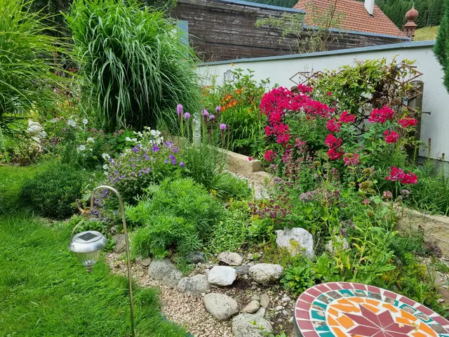 Gräser, verschiedenste Blumenarten, Gehölze und Steine geben dem Garten eine besondere Note. | Foto: Astrid Höbenreich-Mitteregger