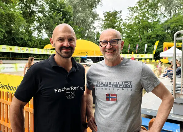 Christian Resch und Tom Bläumauer zeigen sich für die Organisation verantwortlich. | Foto: Christian Nowotny