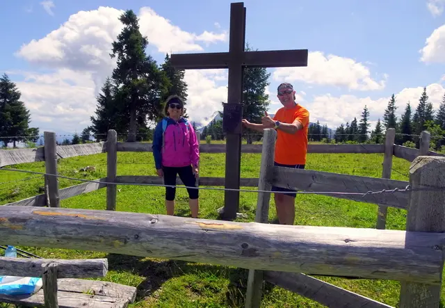 Gigi und Franz auf dem Gipfel des Rainstocks