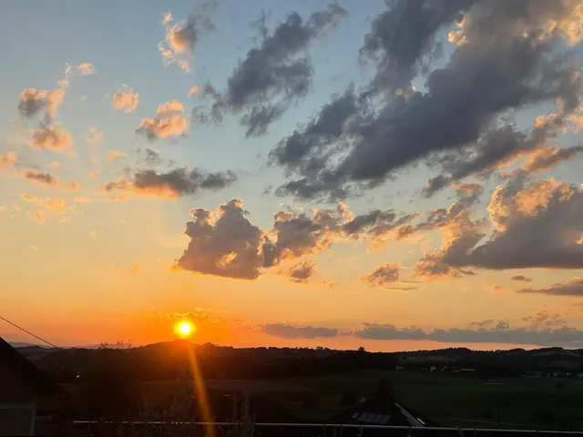 Sonnenuntergang am 13.07.2025 | Foto: Elfi Lasinger