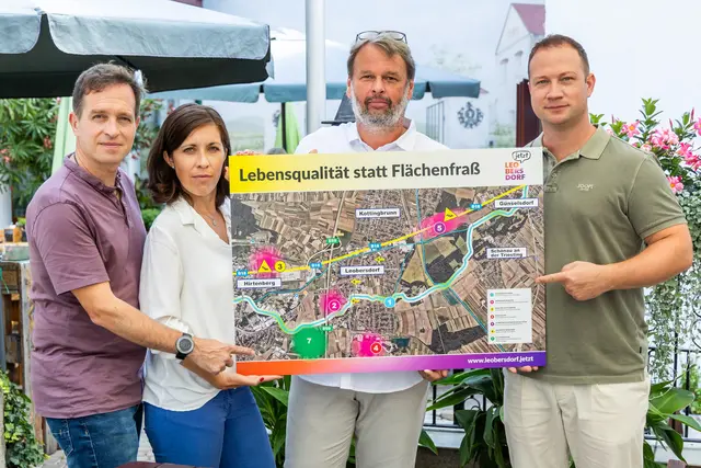 von links: Harald Sorger, Jasmin Narbeshuber, Christian Husar, Reinhard Dungel | Foto: Jetzt
