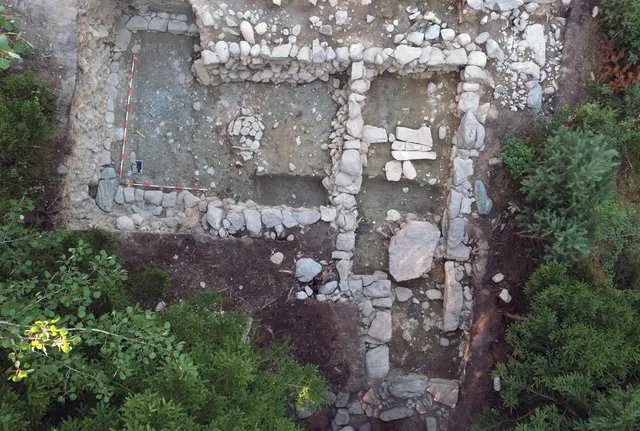 Luftbild der östlichen Räume von Haus I | Foto: F.M. Müller