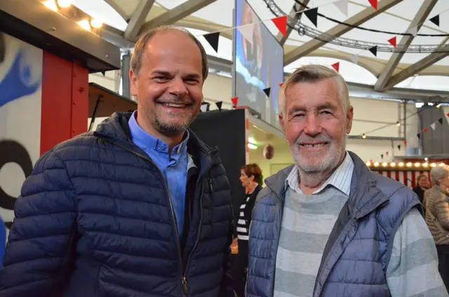 Peter (Scheiring) und Peter (Larcher) im Theaterfieber.  | Foto: Sabine Schletterer