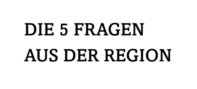 Die fünf Fragen aus der Region samt Antworten. | Foto: B. Hofmann