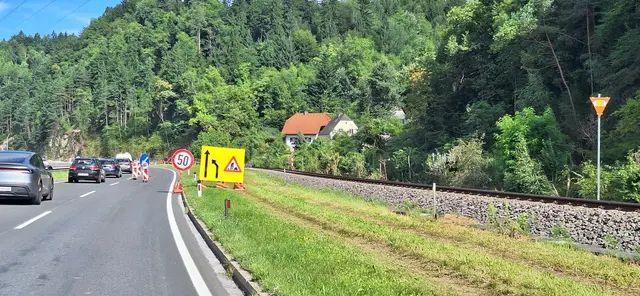 Achtung Autofahrer, zwischen Rosental und Köflach ist teilweise nur eine Fahrspur befahrbar. | Foto: Gemeinde Rosental
