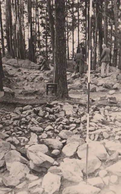 Ausgrabungen von Oswald Menghin 1938 an Haus I | Foto: F.M. Müller