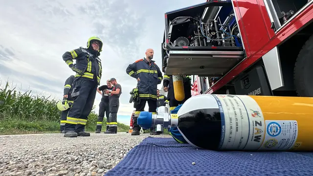 Dank des schnellen und professionellen Handelns der internen Brandschutzgruppe konnte größerer Schaden abgewendet werden. | Foto: DOKU NÖ