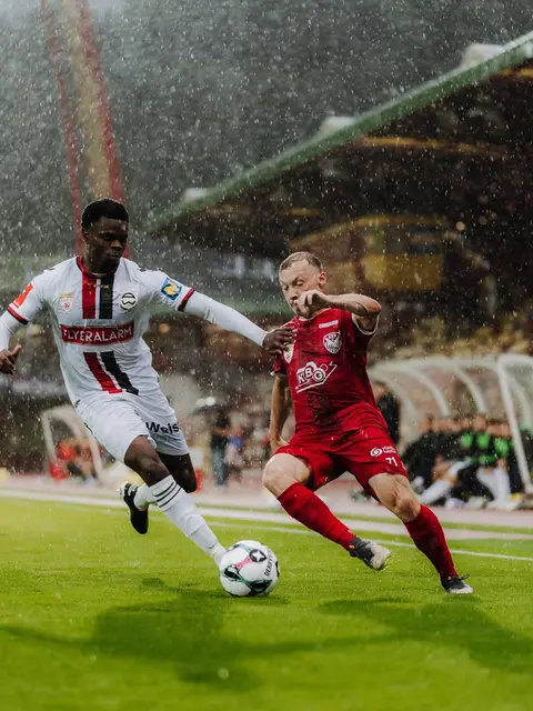 Thomas Maier zeigte bei widrigen Verhältnissen totalen Einsatz. | Foto: KSV 1919