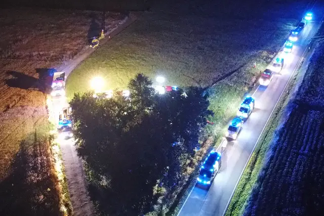 Großaufgebot an Einsatzkräften | Foto: BFK WT/St. Mayer