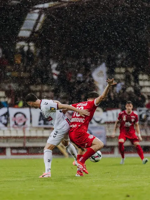 Melo Miskovic bot wieder eine solide Leistung. | Foto: KSV 1919