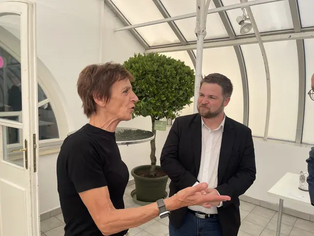 Silvia Pasch und BGM Daniel Lang  | Foto: Josef Goldhofer