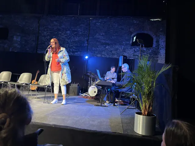 Nane Frühstückl begleitete den Abend musikalisch