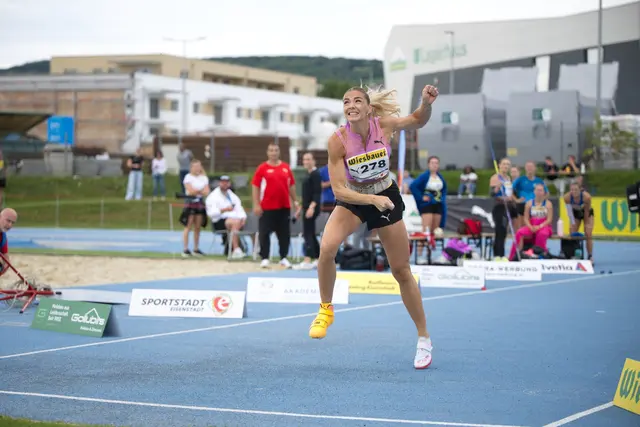 Ivona Dadic erreichte Gold und Silber. | Foto: ÖLV / Alfred Nevsimal