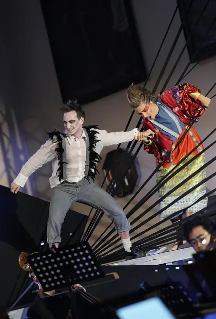 Sebastian Taschner (Aristeo), Antonia Ortner (Amor) | Foto: Reinhard Winkler