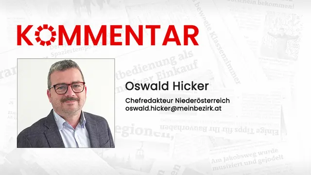 Oswald Hicker, Chefredakteur MeinBezirk NÖ | Foto: MeinBezirk