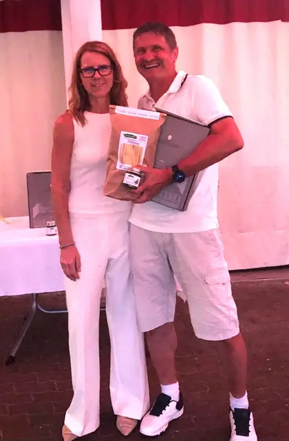 Einer der Nettosieger der GASThouse Trophy 2025 – Herbert Edlinger mit Andrea Gschwantner. | Foto: Golfclub Lengenfeld
