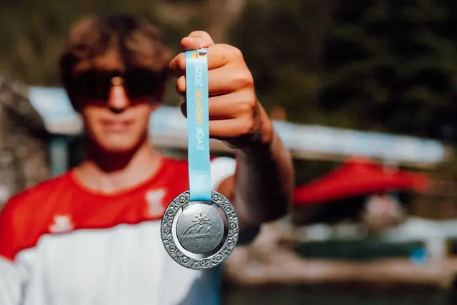  Im Fokus: Die Silbermedaille bei den Europäischen Olympischen Jugendspielen 2025 in Skopje. | Foto: ÖO/Michael Meindl