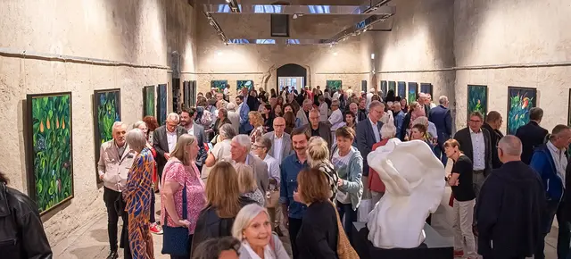 Volles Haus bei der Ausstellungseröffnung im Museum St. Peter an der Sperr. | Foto: R. Wehrl