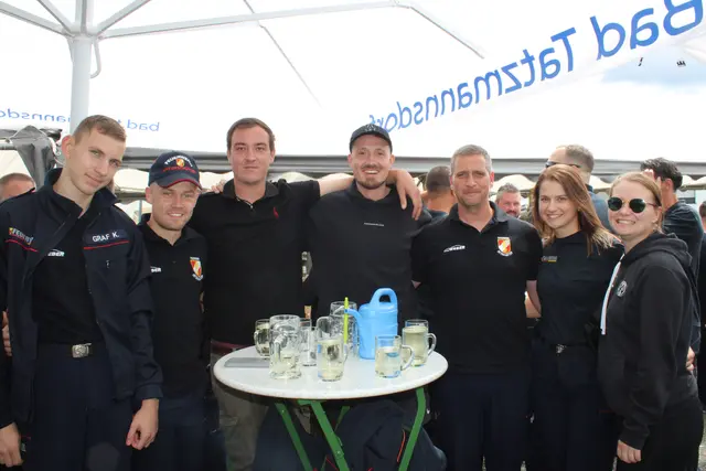 Die Feuerwehr Unterschützen war gemeinsam zu Besuch in Sulzriegel. | Foto: Anika Paul