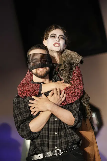 Olivier Benoît (Orfeo), Katharina Wegscheider (Euridice) | Foto: Reinhard Winkler