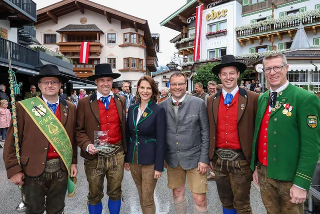 Die Trachtenmusikkapelle Maria Alm feierte drei Tage lang ein rauschendes Fest zu ihrem 150. Jubiläum. | Foto: Land Salzburg/Neumayr/Hölzl