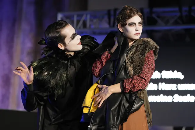 Tim Lehmann (Pluto), Katharina Wegscheider (Euridice) | Foto: Reinhard Winkler