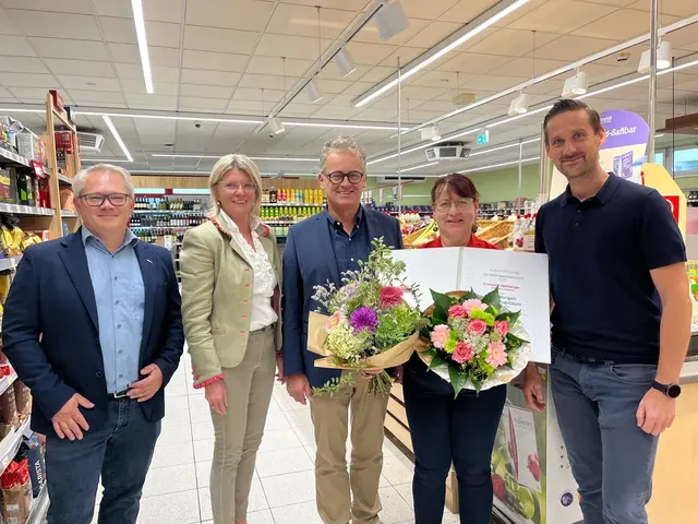 Am Bild: Alexander Huber, Maria Rotschopf, Alexander Bäck, Ernestine Höftberger und Thomas Brindl. | Foto: WKO