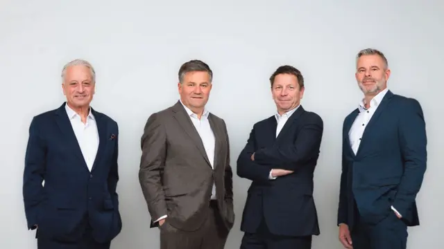 Ulrich Kallausch, Nikolaus Kretz, Gert Bergmann und Thomas Pleli sind die vier geschäftsführenden Gesellschafter von Pure Investment.  | Foto: Pure Investment 