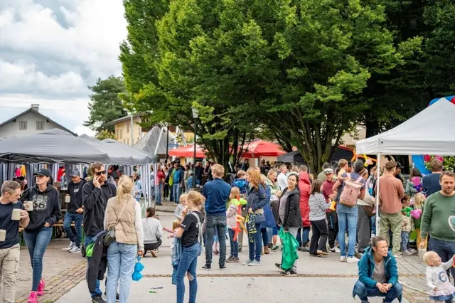 Zahlreiche Festgäste erfreuten sich an dem besonders bunten Programm am Marktfest in Straßwalchen. | Foto: photoartmila