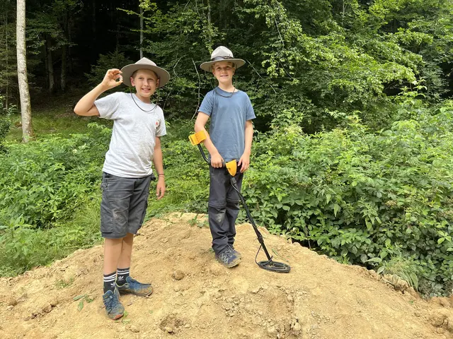 Die Suche nach Gold war der Auftakt ins Lager. | Foto: Pfadfindergruppe Ried