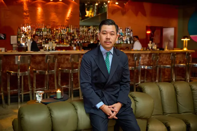 Der Wiener Unternehmer Martin Ho bei der Neueröffnung des "X Clubs" in der Mariahilfer Straße 2024. | Foto: Starpix / picturedesk.com