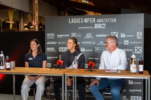 Marion Maruska (ÖTV Sportkoordinatorin), Lilli Tagger und Matthias Sollböck | Foto: Samuel Matteo