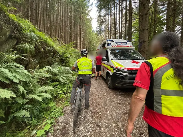 Die Unfälle passierten beim Wandern, Paragleiten und Radfahren. | Foto: Bergrettung Villach