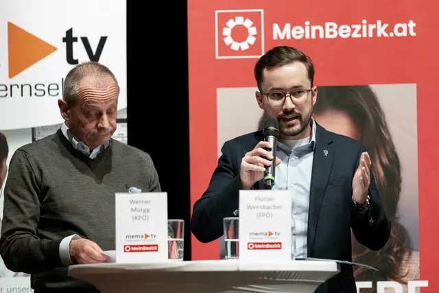 Sie nennen es “politische Arbeitsverweigerung” und attestieren mangelnde Verantwortung für wichtige Themen der Stadt Leoben: Werner Murgg (l.) und Florian Wernbacher. | Foto: Klaus Pressberger