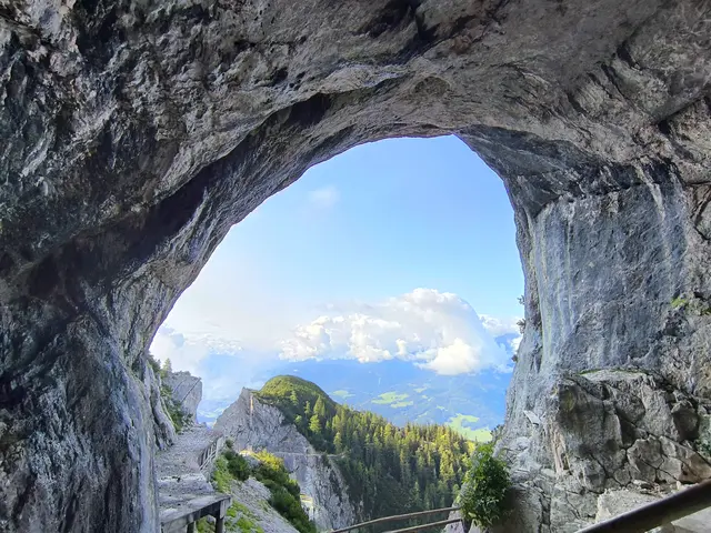 Der Blick aus dem Höhleneingang  | Foto: Martina Laserer 
