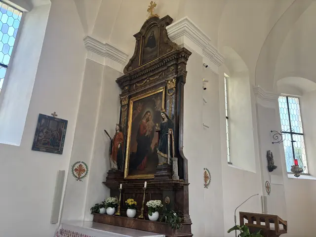 In der Kirche in Elixhausen ist die heilige Erentrudis zu sehen. | Foto: Emanuel Hasenauer