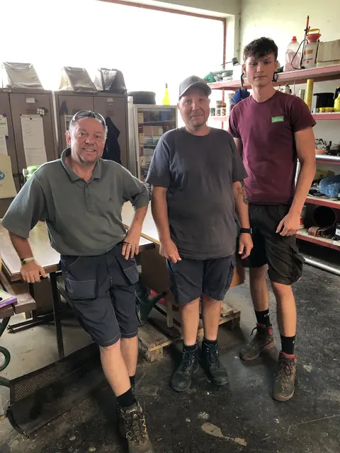 Othmar Zinter, Markus Unger und Jonas Kaiser | Foto: Franz Wachter