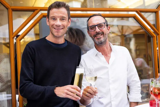 links Stefan Wanner Wirtschaftskammer, rechts Peter Paul Mölk von Innsbruck Tourismus | Foto: Thomas Steinlechner