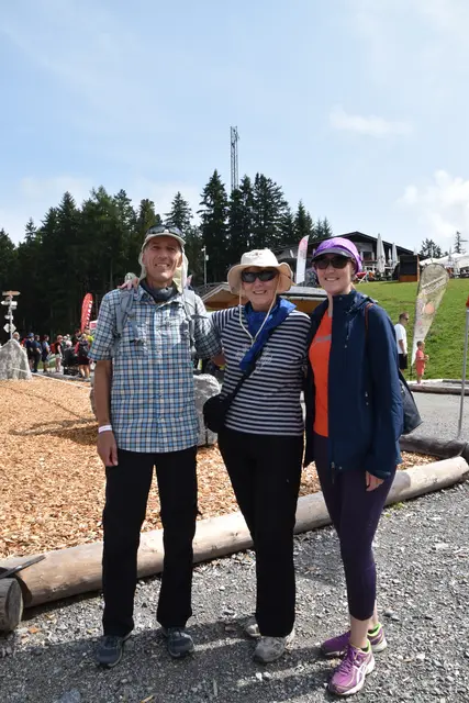 Herbert, Christine und Melanie genossen das herrliche Wetter. | Foto: Kendlbacher