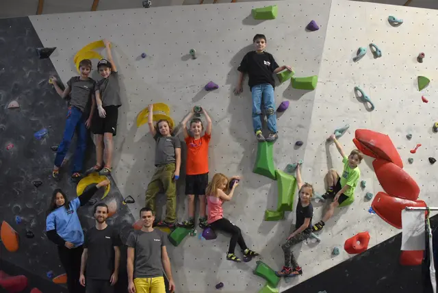 Jedes Jahr veranstaltet der Boulderpoint Leoben den ,Spiders Cup' für Kids zwischen sieben und 14 Jahren, bei dem junge Sportlerinnen und Sportler aus ganz Österreich zu Gast sind. | Foto: Michael Florijancic