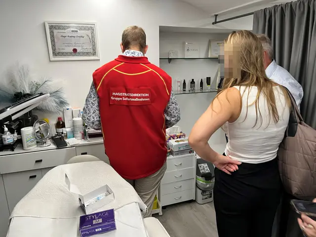 Die Gruppe Sofortmaßnahmen und weitere Behördenstellen hoben erneut eine illegale Beauty-Doktorin aus. | Foto: Gruppe Sofortmaßnahmen