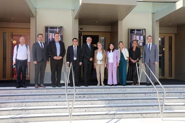 Alle sind bereit für die Botschafterin. | Foto: Kathrin Schauer