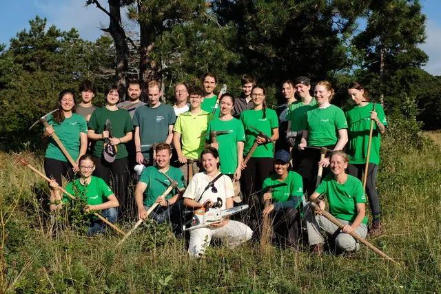 Das gesamte Team für die gemeinsame Arbeitswoche. | Foto: J.F. Fischer
