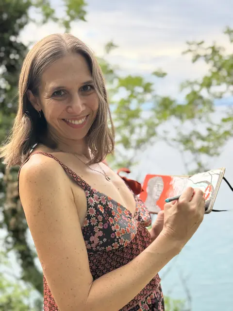 Für die Salzburger Illustratorin Barbara Baumann geht es beim Zeichnen nicht um Perfektion, sondern um den individuellen kreativen Ausdruck und die Freude am Zeichnen. | Foto: Barbara Baumann