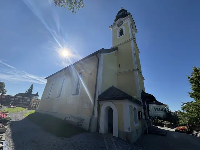 Die Kirche in Elixhausen bei schönstem Wetter. | Foto: Emanuel Hasenauer